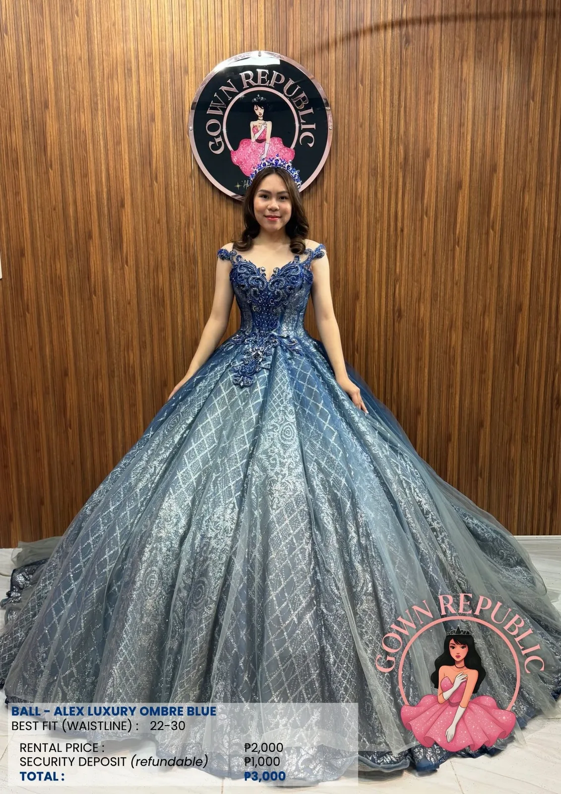 Ball Gowns: Blue 131
